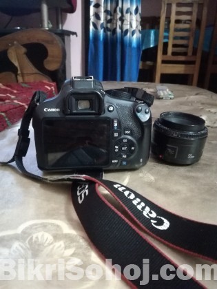 Canon 1200D DSLR Camera with 2 Lench